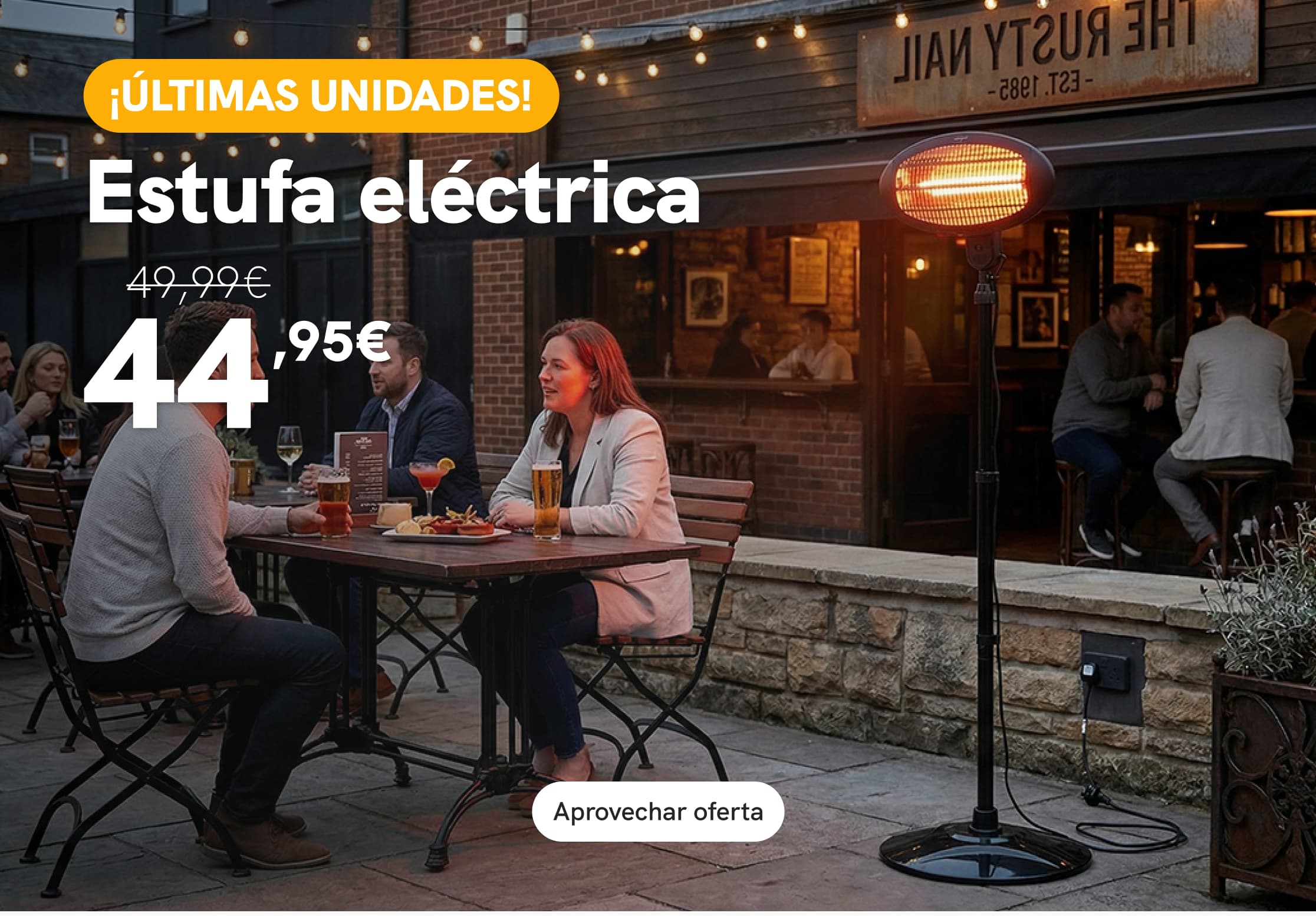 Oferta Estufa El&eacute;ctrica